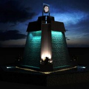 طراحی نورپردازی آبنمای دانشگاه خیام