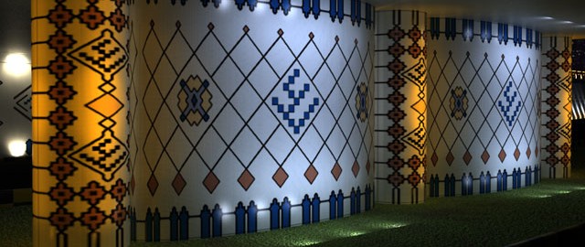 طراحی نورپردازی زیرگذر تقاطع غیر هم سطح امام علی علیه السلام