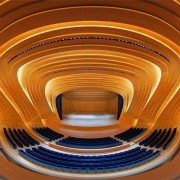 طراحی نورپردازی داخی (محوطه چند منظوره) ساختمان مرکز فرهنگی حیدر علی اف باکو