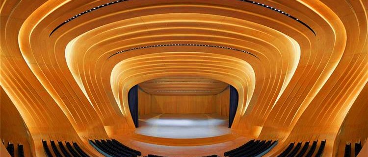 طراحی نورپردازی داخی (محوطه چند منظوره) ساختمان مرکز فرهنگی حیدر علی اف باکو